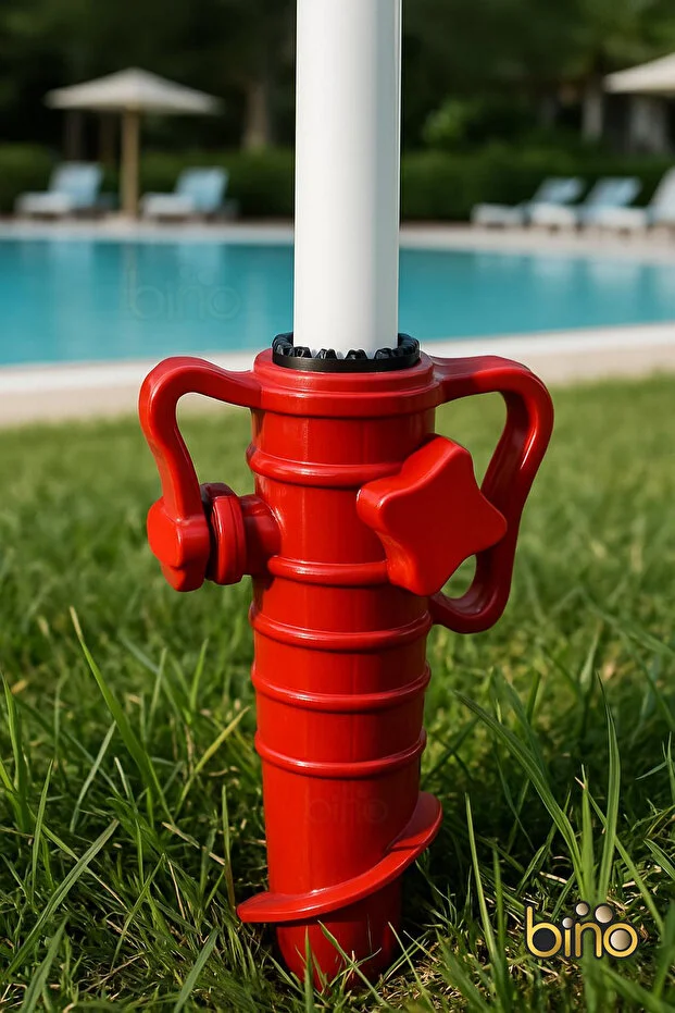 Ayarlanabilir Şemsiye Kazığı Plaj Bahçe Kamp İçin Kolay Sabitleme Aparatı Dayanıklı Modern Tasarım